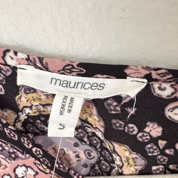 Maurices Black and Pink Mandala Blouse - Picture 2 of 4